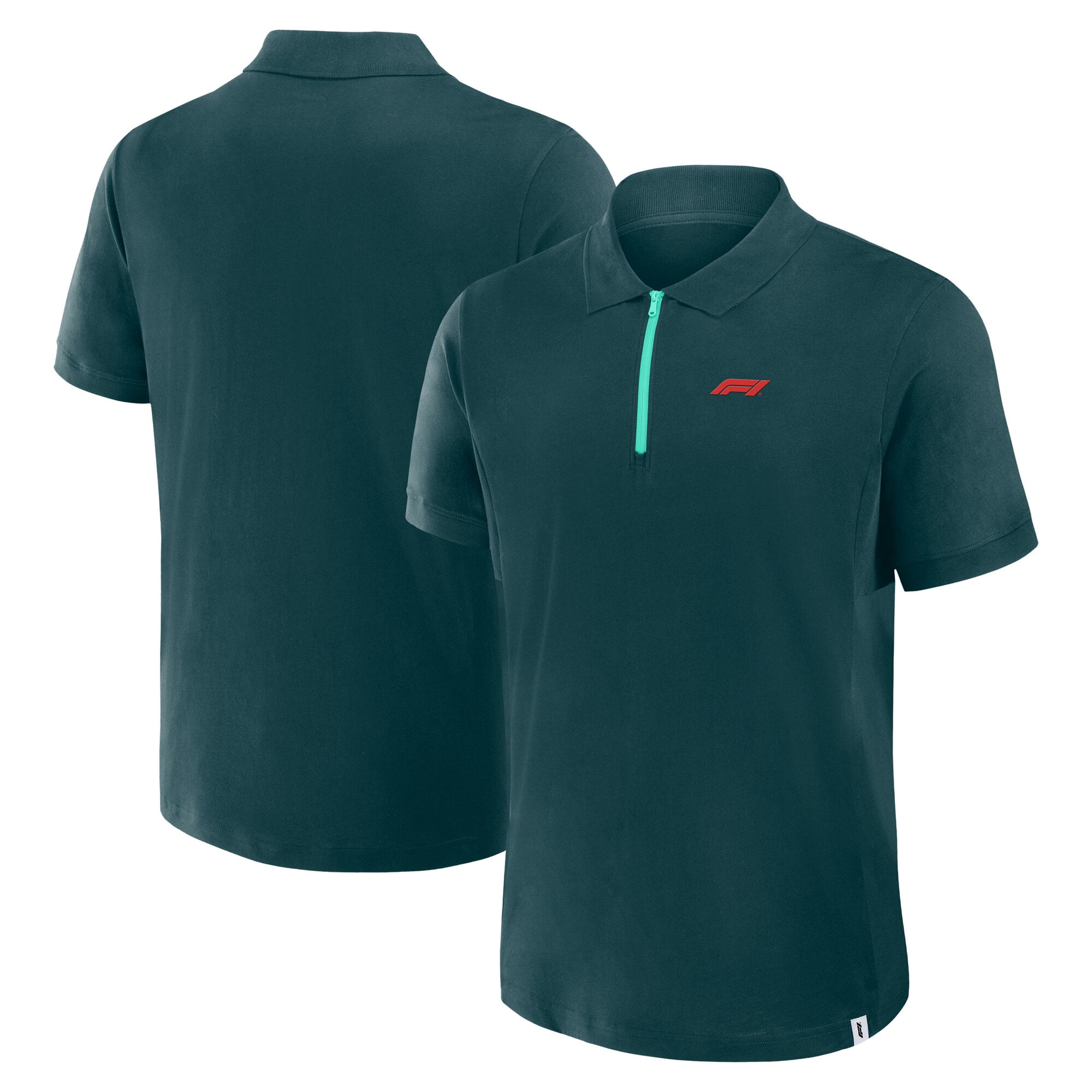 Polo classique en jersey Formule 1 - Vert marine - Homme Taille: M