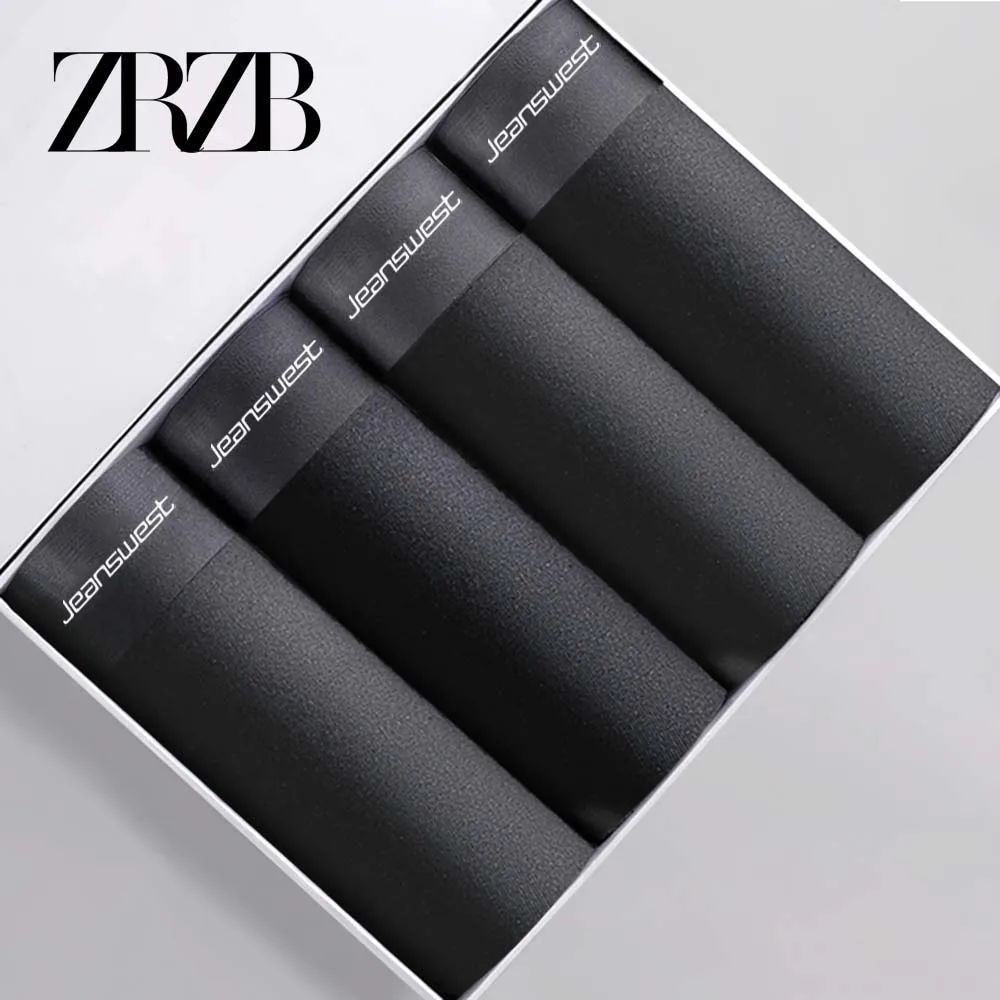 Caleçons pour hommes, toucher doux, vêtements pour hommes, couleur unie, sous-vêtements pour hommes, toucher lisse, respirant, Boxers pour hommes, 2/4 pièces