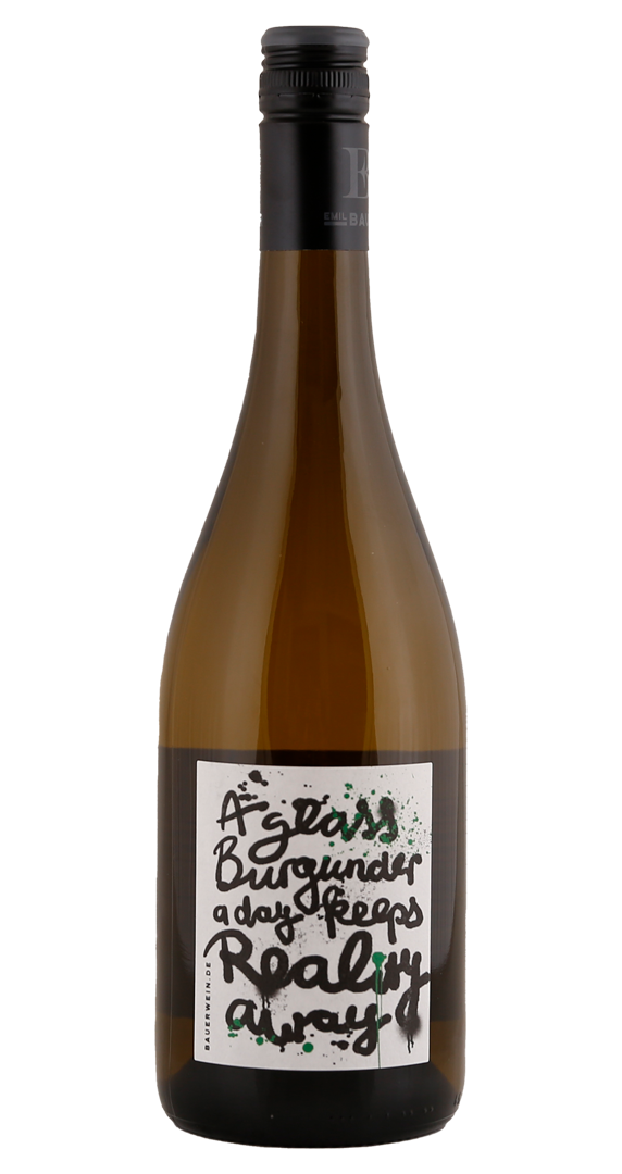 "Emil Bauer Grauburgunder "A glass Burgunder a day keeps reality away" trocken 2025" Image