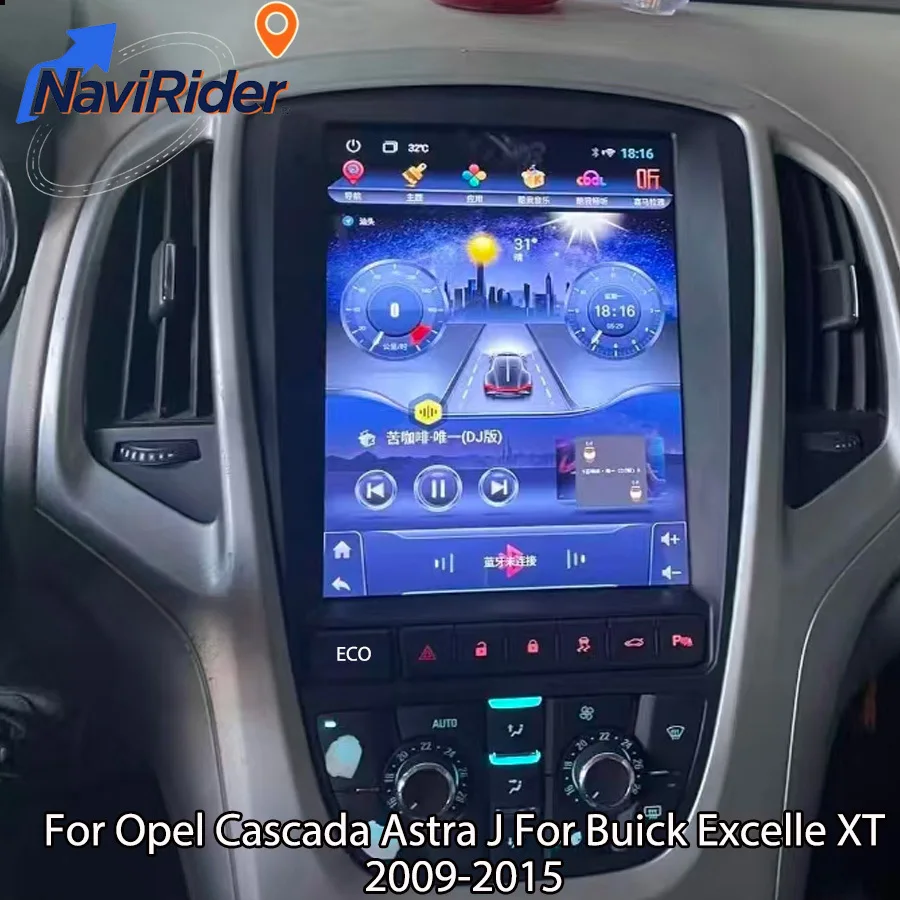 9,7-Zoll-Android-Bildschirm mit ECO-Taste für Opel Cascada Astra J für Buick Excelle XT 2009-2015 Auto-Multimedia-Player Carplay Stereo Image