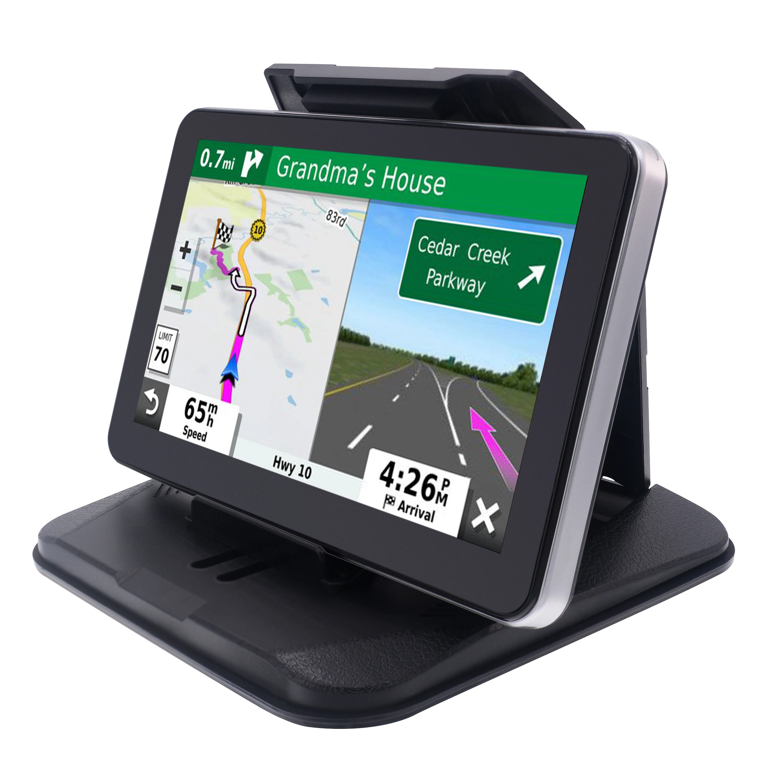 ISaddle Dashboard GPS Halterung-Telefon Tablet PC Navigation für Garmin Nüvi Tomtom iPhone iPad Android 4.3 "-9.6" GPS Image