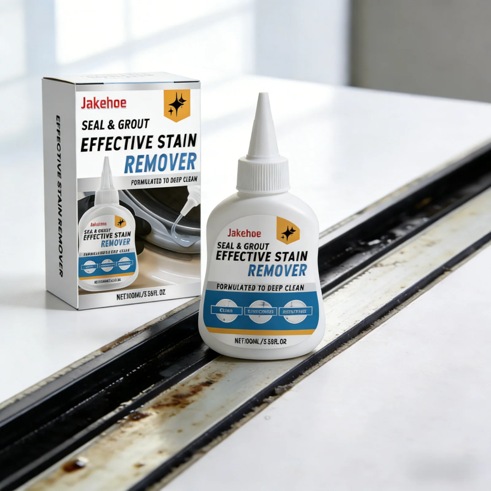 Haushalts-Fleckenentferner-Gel Anti-Schimmel Geruchsbeseitiger für Bad Küche Fliesen Waschmaschine Dichtungsring Toilettenreiniger-Gel 100g Image