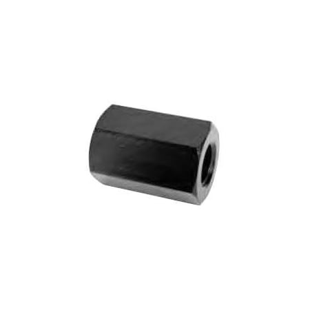 TE-CO 61503 Coupling Nut, M10-1.50, Steel, Black Oxide, 24 mm Lg, 16 mm Hex Wd