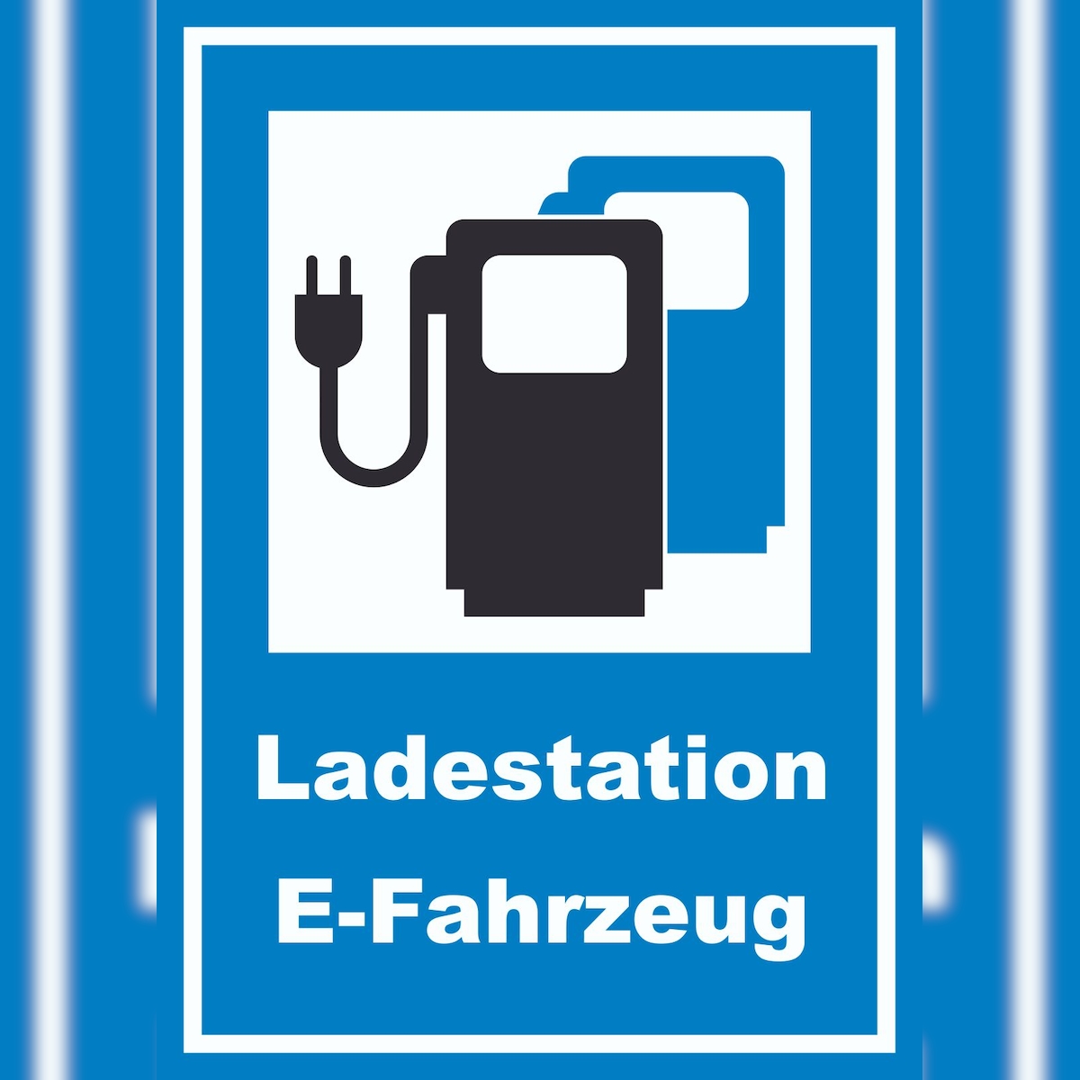 HB-Druck Ladestation Elektrofahrzeuge Schild A6 (105x148mm) Image
