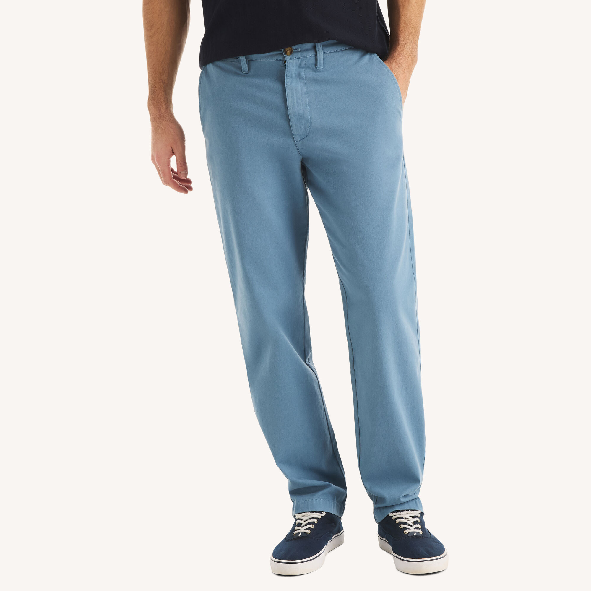 Nautica Men's Garment-Dyed Deck Pant 429 (Blue Stern), 36x30