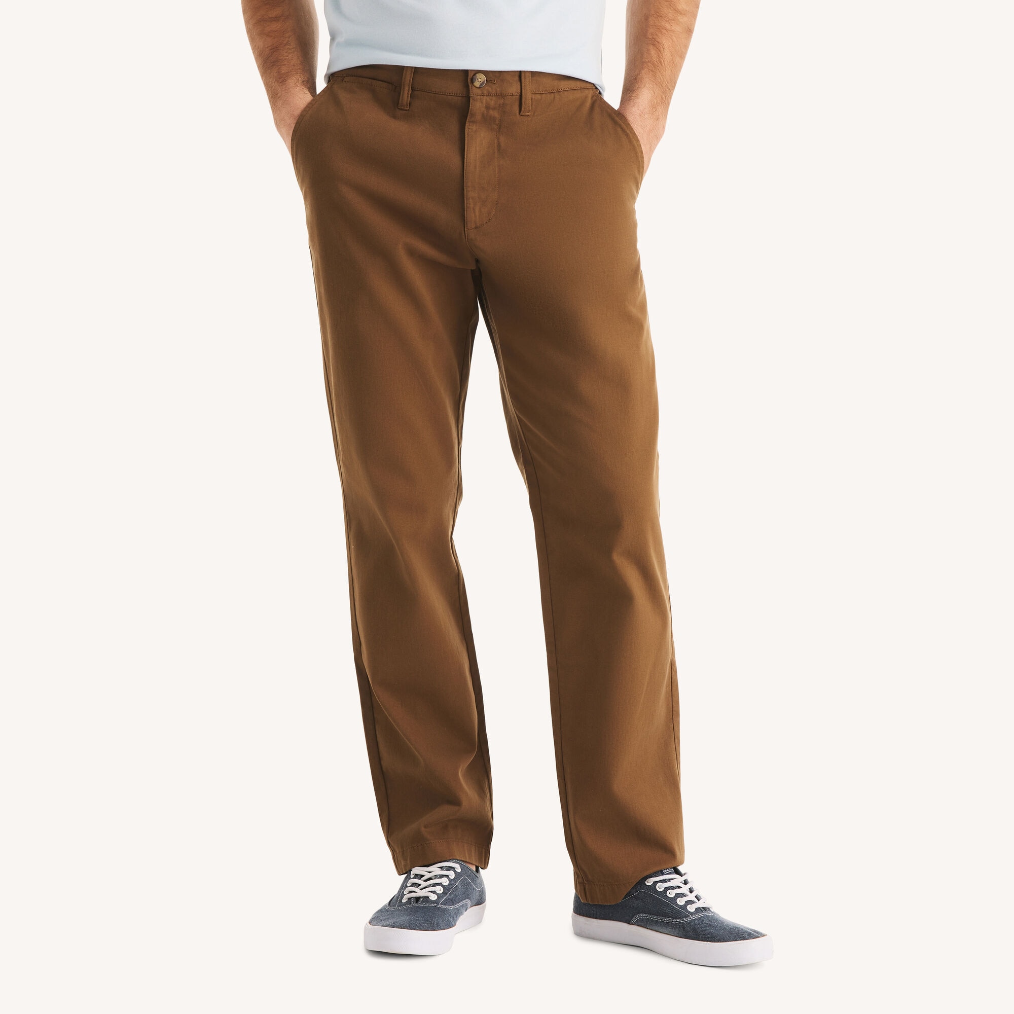 Nautica Men's Garment-Dyed Deck Pant 246 (Paddle Brown), 30x32