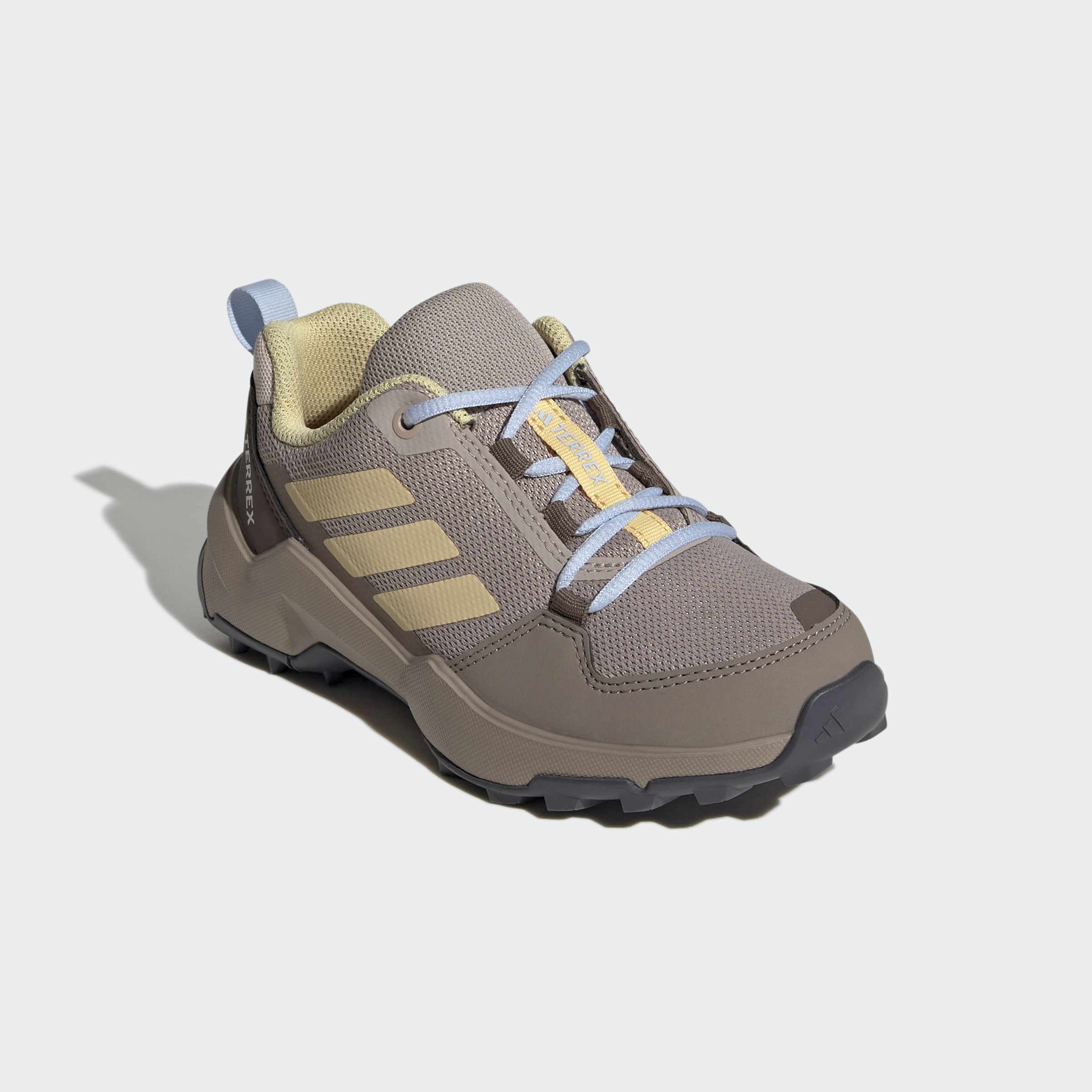 Wanderschuh ADIDAS TERREX "TERREX AX4S", Kinder, Gr. 33, wonder taupe, ice tangerine, crystal sky, Synthetik, Textil, Schuhe Wanderschuh, für Kinder & Jugendliche