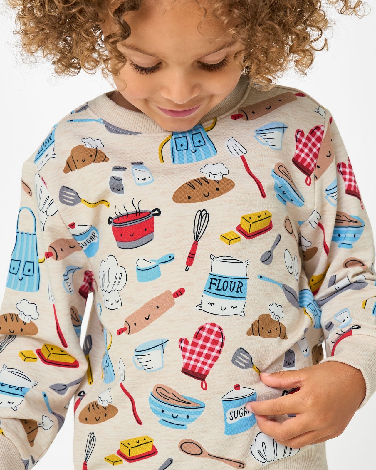 Little Chef Kids Bamboo Crewneck Sweatshirt - 2T