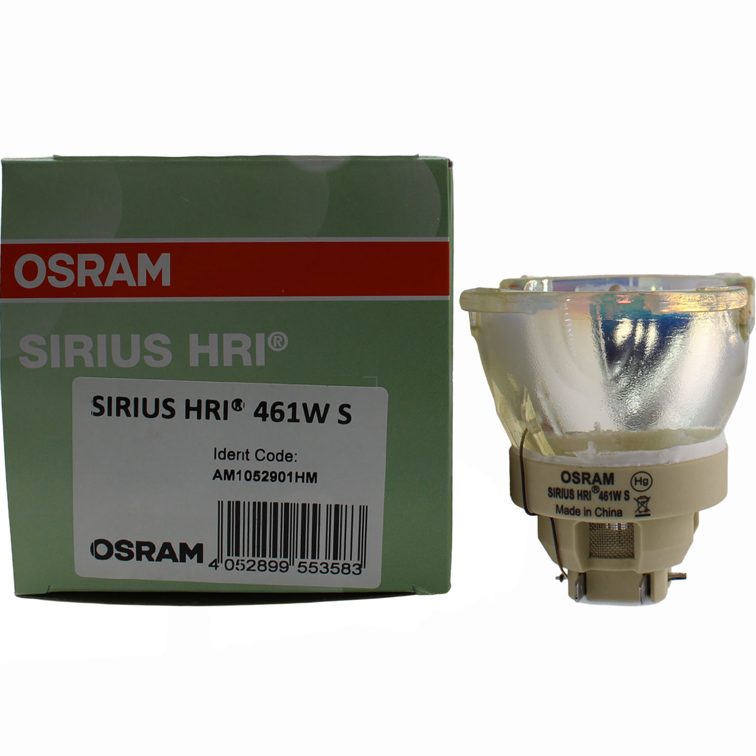 Osram Sirius HRI 461W S Moving Head HID Lamp – 24,000 lm, 7500K, Ra80, 83V, 1,500 hr - AM1052901HM