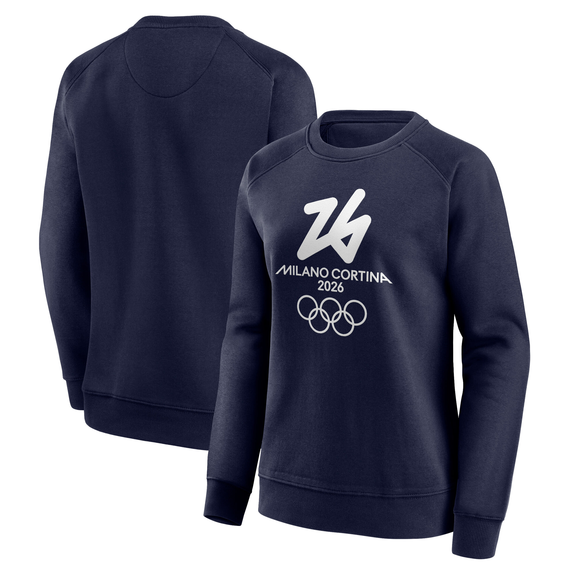 Milano Cortina 2026 Grafik-Sweatshirt – Damen – Marineblau Image
