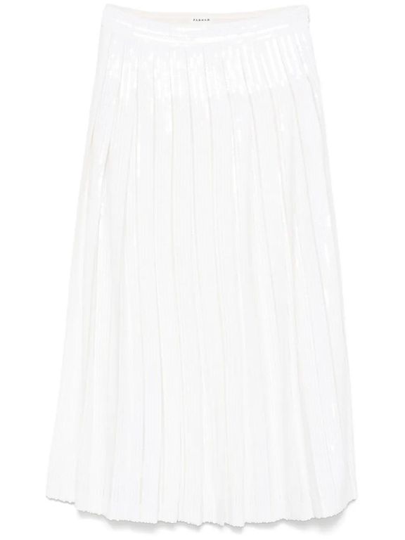 Godot Maxi Skirt - White - P.A.R.O.S.H. Skirts