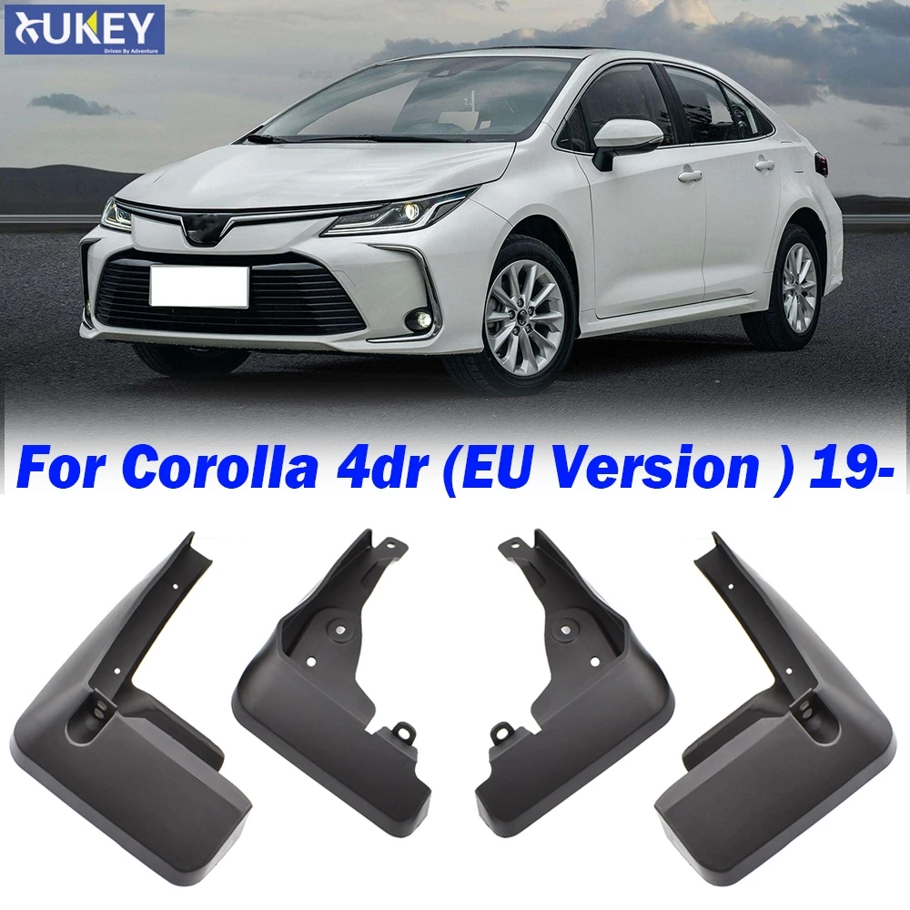 4 Pz/set Auto Paraspruzzi Anteriore Parafanghi Posteriori Per Toyota Corolla E210 4dr Berlina 2019 2025 Paraspruzzi Parafango Paraspruzzi
