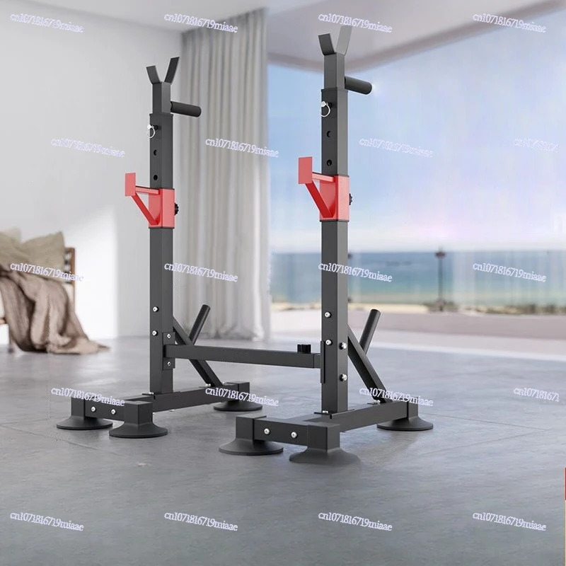 Bankdrückenständer Haushalt Squat Indoor Fitnessgeräte Herren Langhantelständer Breite Bankdrücken Gewichtheben Bett Image