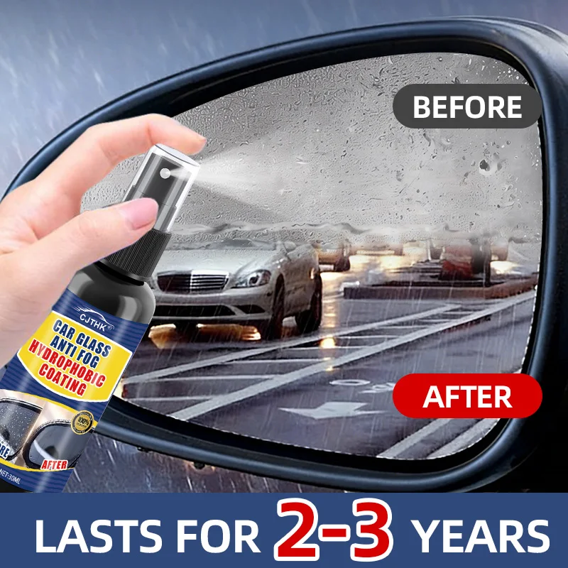 Auto-Glas Anti-Regen Wasserabweisender Spray Nano-Beschichtung Hydrophobes Wasserdichtes Mittel Ölfilm-Entferner Auto-Glas-Film-Reiniger Image