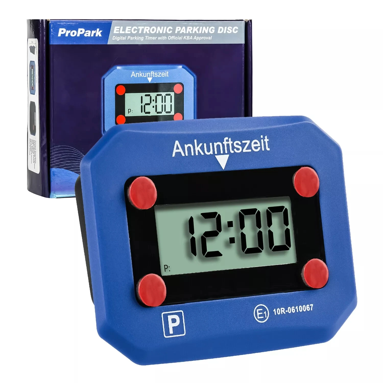 Digitaler Parktimer, elektronischer Parktimer, automatische Zeiteinstellung, Auto-Innendekoration, Zubehör für das Parken, keine Batterie Image