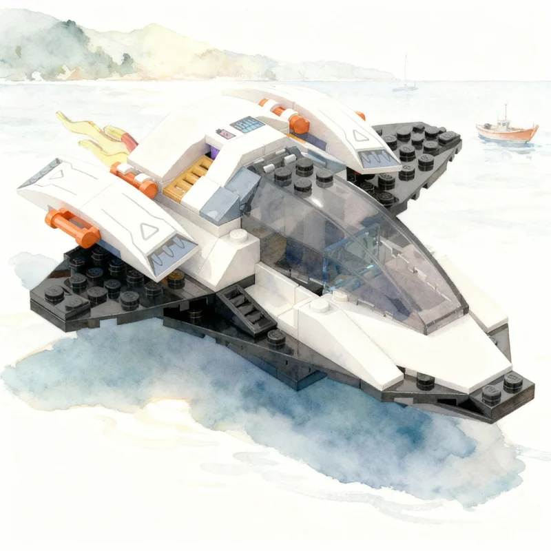 114-teiliges MOC Weltraum-Stadt Umbau-Modell Bausteine Konstruktions-Weihnachtsgeschenk Zusammenbaubares Spielzeug DIY Kreative Bausteine Idee Bildung Image