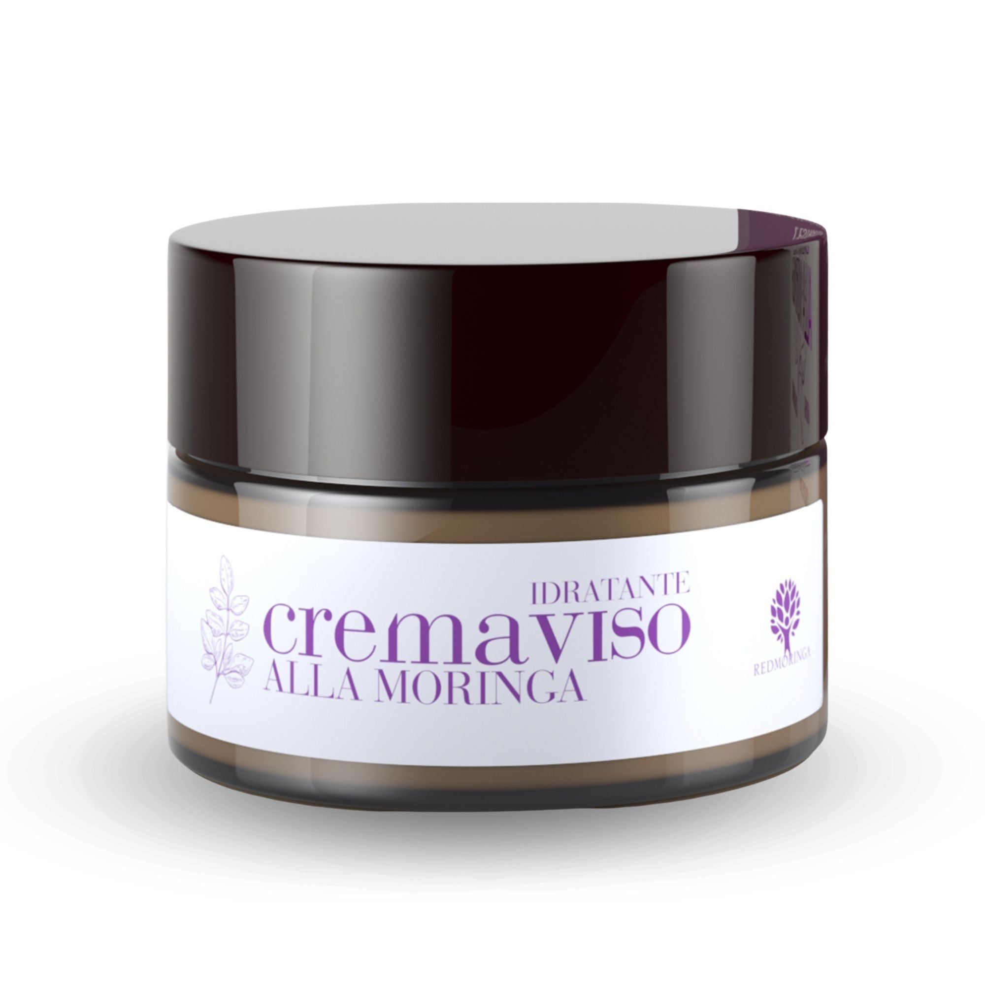 RedMoringa Crema Viso Anti Age Idratante con Acido Ialuronico e Moring