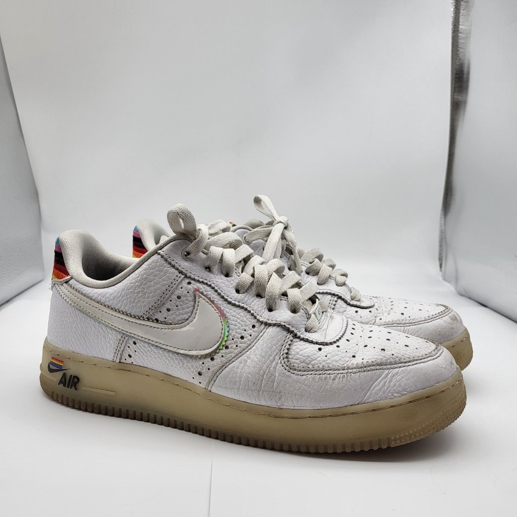 Nike Shoes | 10.5 Nike Air Force 1 Low Be True 2020 Nike Pride Air Force Rainbow Lgbtq+ | Color: White | Size: 10.5