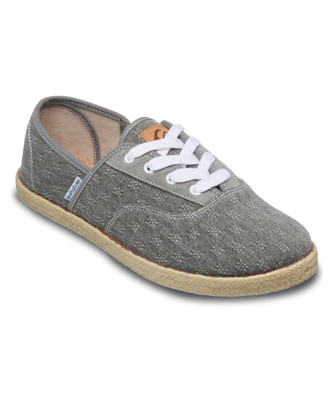 Sneaker QUIKSILVER "Espadrilled Up", Herren, Gr. 7(40), grün, grün, grün, Obermaterial:Obermaterial: 82, 95% Baumwolltextil/ 12% Wildleder/ 4% Elasthan/ 1, 05% Metall, Futter: 100% Baumwolltextil, Laufsohle: 60% Textil, 40% TPR;, Schuhe Sneaker