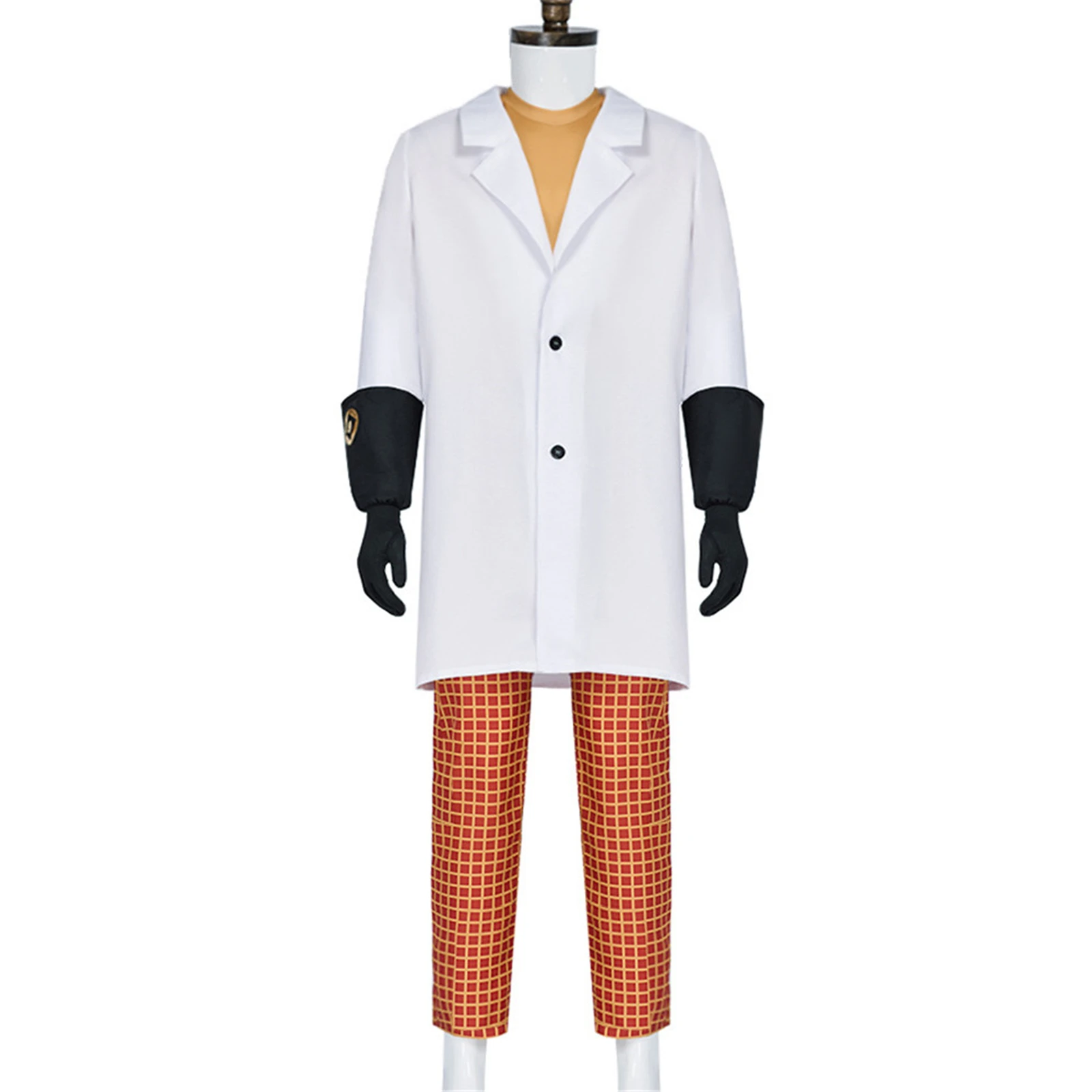 Anime Dr. Nefario Cosplay Uniform Kleidung Männer Kostüm Erwachsene Hemd Handschuhe Outfit Halloween Karneval Dress Up Party Fantasia Anzug Image