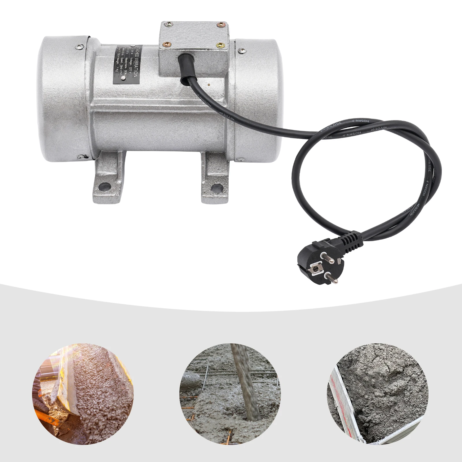 220 V 550 W Betonrüttler 2840 U/min Elektrischer Betonrüttler Mechanische Ausrüstung Betonzement Vibrationsmotor Image