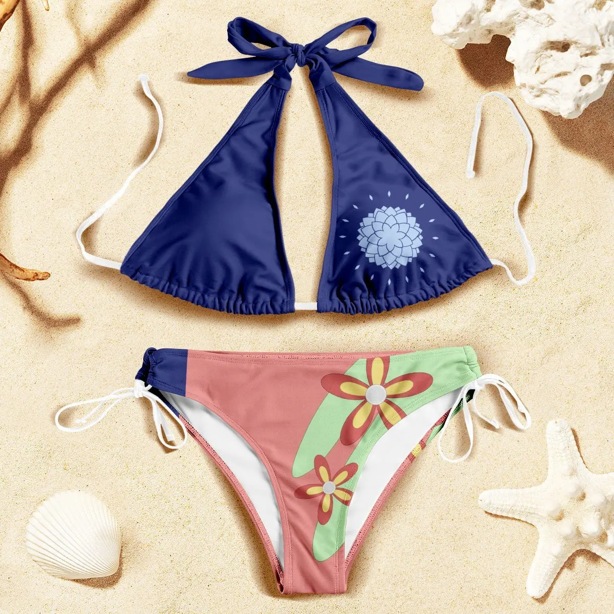 Anime Spiel Cosplay Badeanzug Genshin Impact Cosplay Kostüme Cos Anzug Bikini Sexy und Süße Hohl Sommer Bademode Badeanzug Image