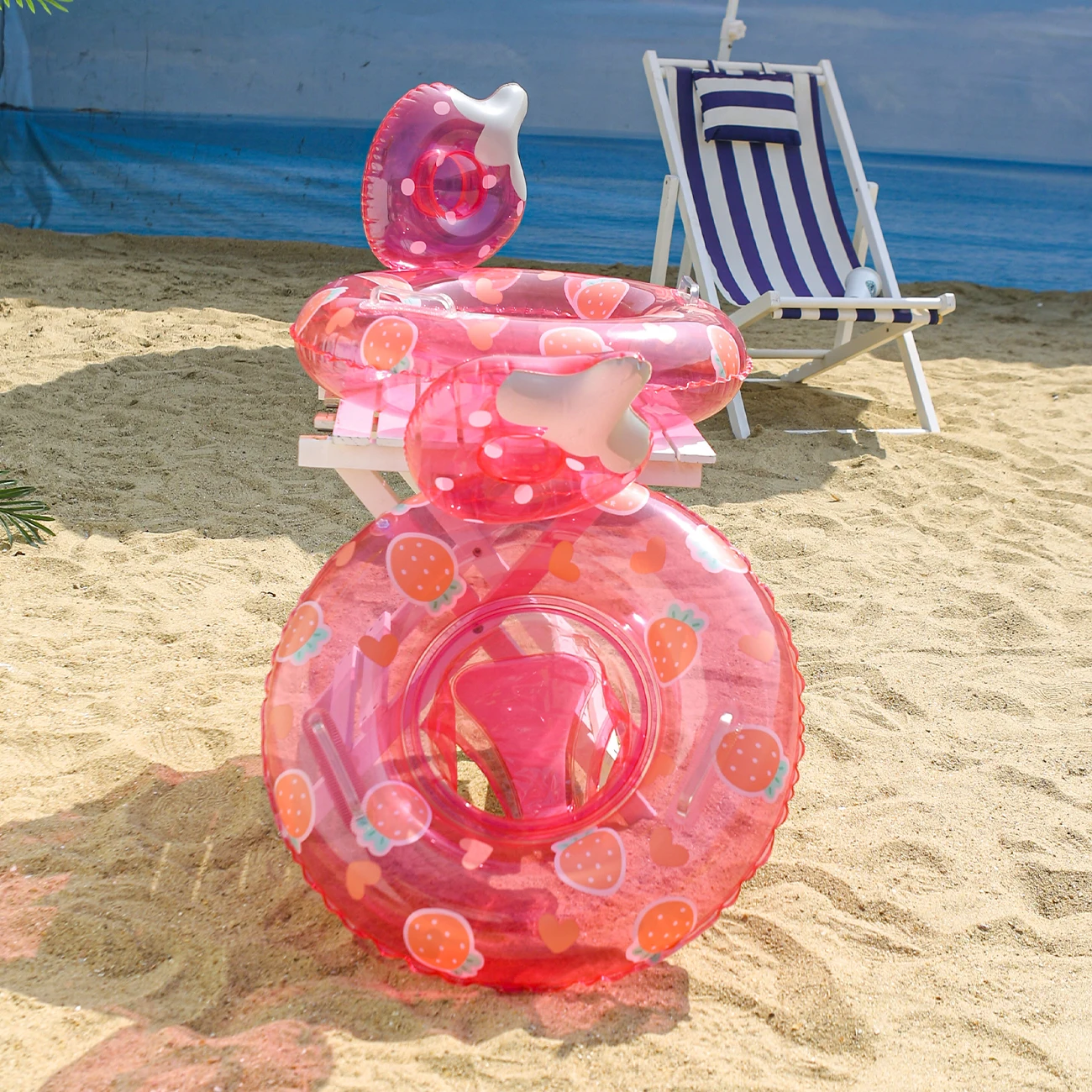 1pc Obst Party Aufblasbare Pool Schwimmt Sommer Schwimmen Ring, Strand und Pool Schwimmen Hilfe, wasser Sicherheit Gea Strand Spielzeug für Pool Party Image