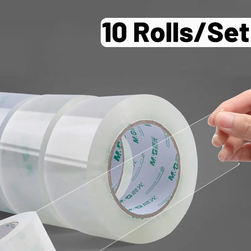 Breite 8/12/18mm Nicht-kennzeichnung Reparatur DIY Transparent Band Home Büro Verpackung Clipping Tapes Student klar Schreibwaren Band Image
