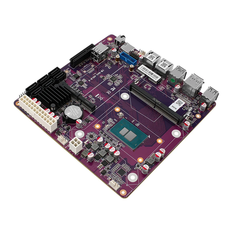 Topton 6-Bay I3-N355 N150 NAS Motherboard 1*PCIEx4 2*InteI I226-V 2,5G 2*M.2 NVMe 6*SATA3.0 1*DDR5 Firewall Router ITX Mainboard Image