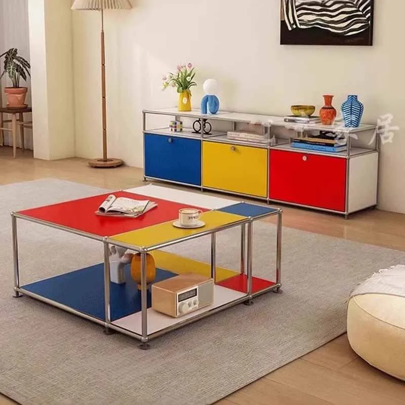 Organizer Moderner Couchtisch, anpassbar, trendige Unterhaltung, Paar, faule Schränke, Designer-Möbel von Meuble De Rangement Image