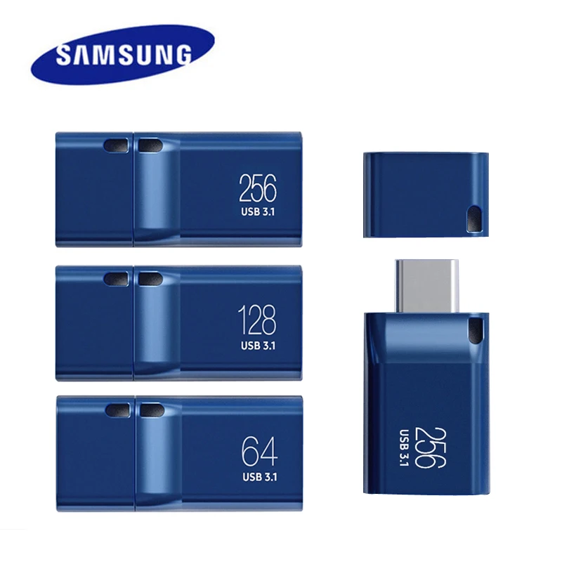 SAMSUNG Typ-C USB-Flash-Laufwerk 256 GB 128 GB 64 GB Pen Drive USB 3.1 Typ C Pendrive Memory Stick für PC/Notebook/Smartphone/Tablet Image