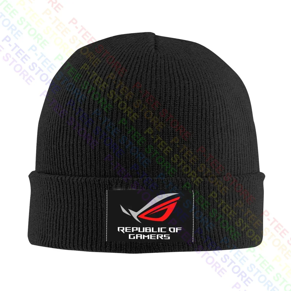 Asus Rog Republic Of Gamers The Choice Of Champions Strickmütze Mütze Beanies Cap Style Hip Hop