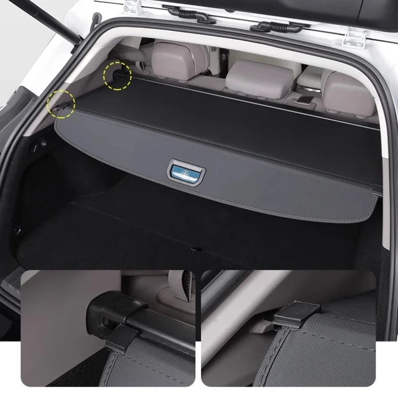 Modifizierter Kofferraumschirm, Sonnenschutz und Wärmeisolierung, autospezifisches Sonnenschirm, geschichtetes Teleskop-Sammelzubehör für Zeekr 7x Image