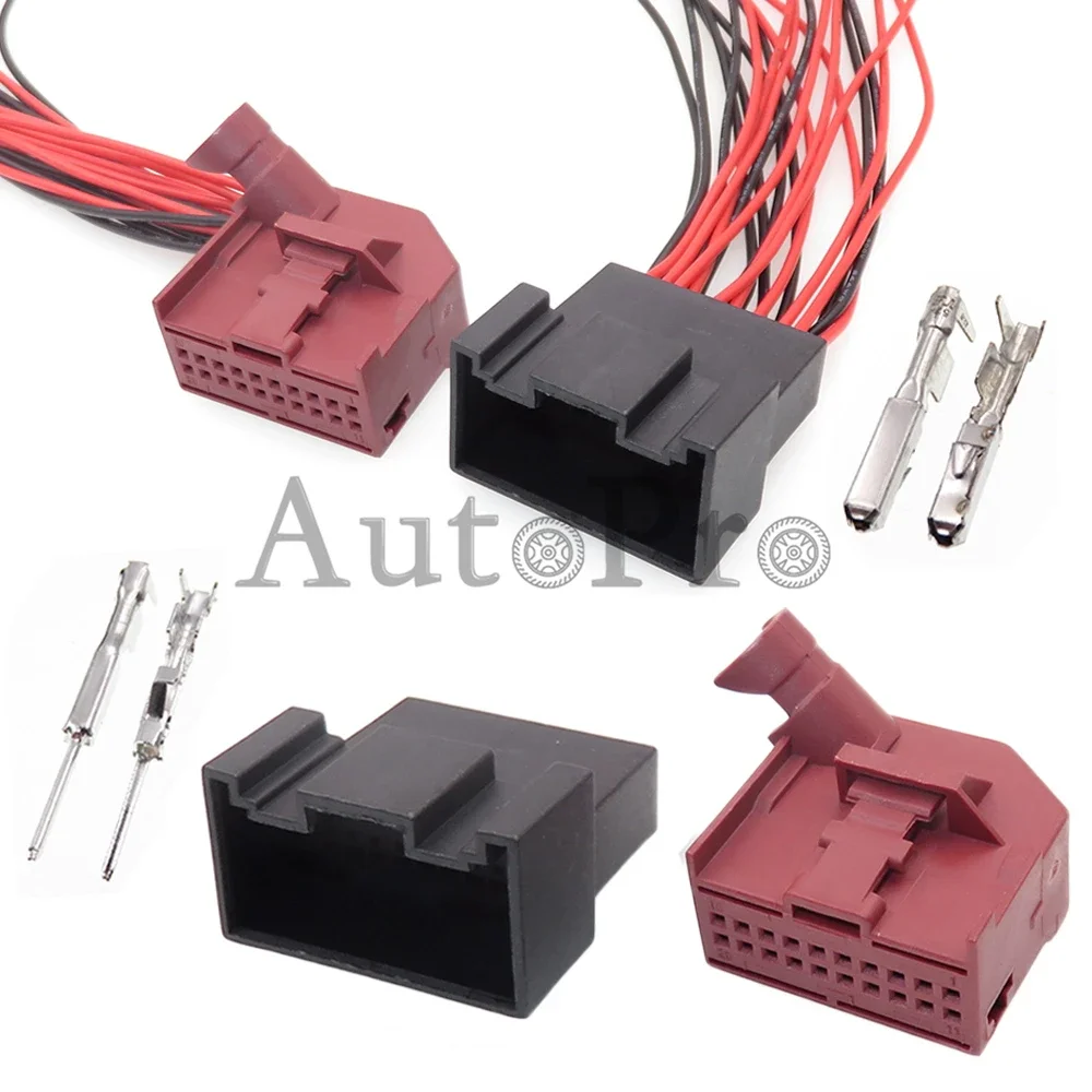 1 Satz 20-Loch 8E 0972420 Auto-elektrische Kabelsteckdose für AC-Montage VW Computer Gateway Controller 1534095 -1 1534102 -1 1534110 -2 Image