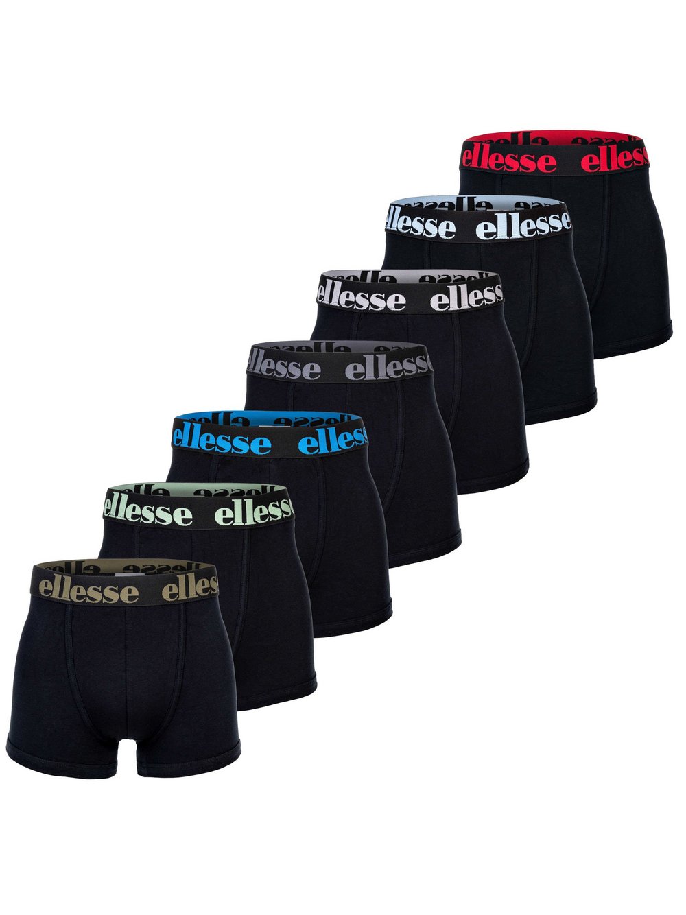 ellesse Boxershort 7er Pack Herren mehrfarbig, M Image