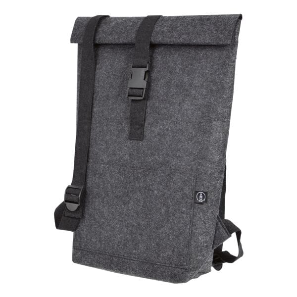 Jüscha Rolltop-Rucksack RPET 43,9 cm (17,3 Zoll) grau grau, 39x51x11 cm Image