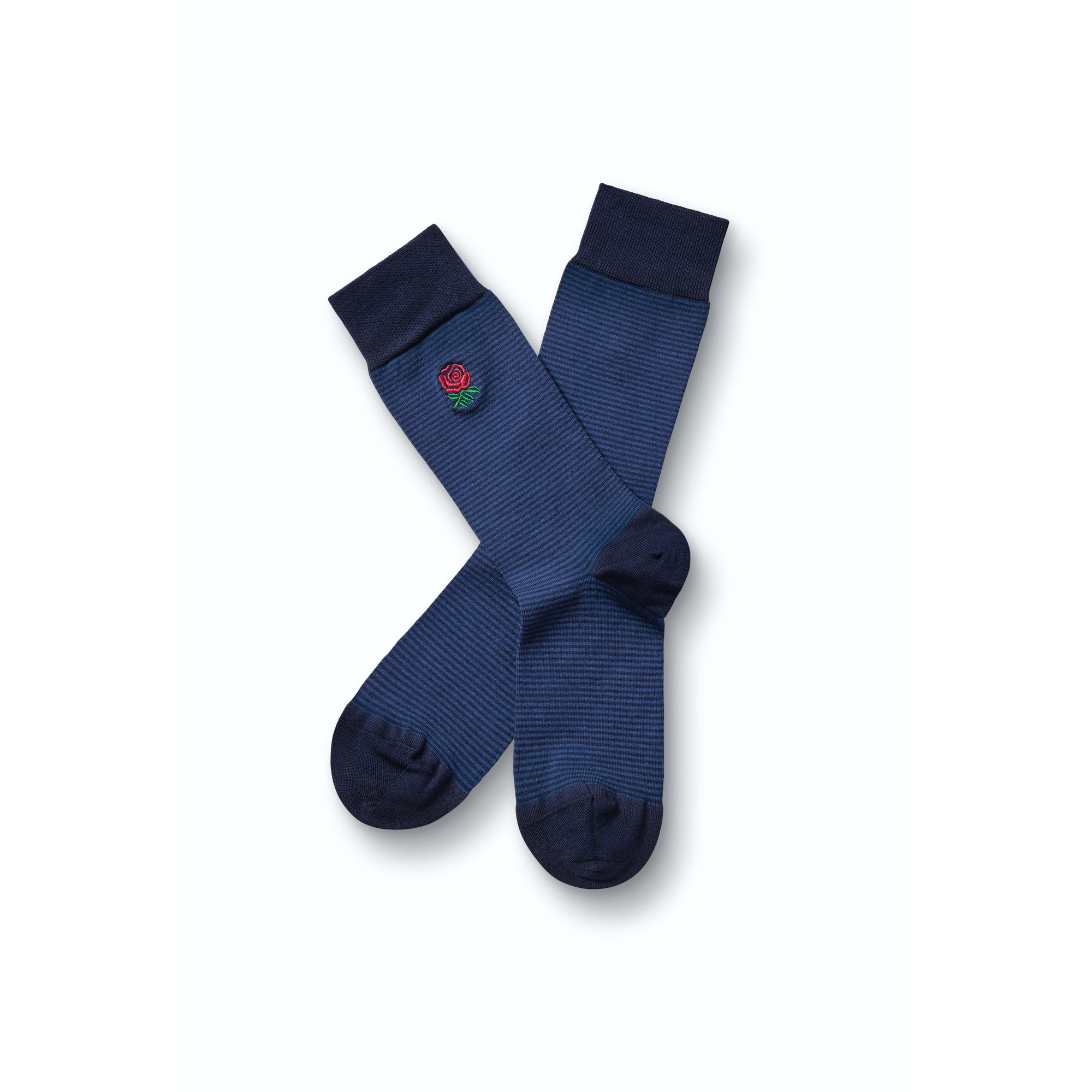 England Rugby Charles Tyrwhitt Baumwollsocken – Kobaltblau Image