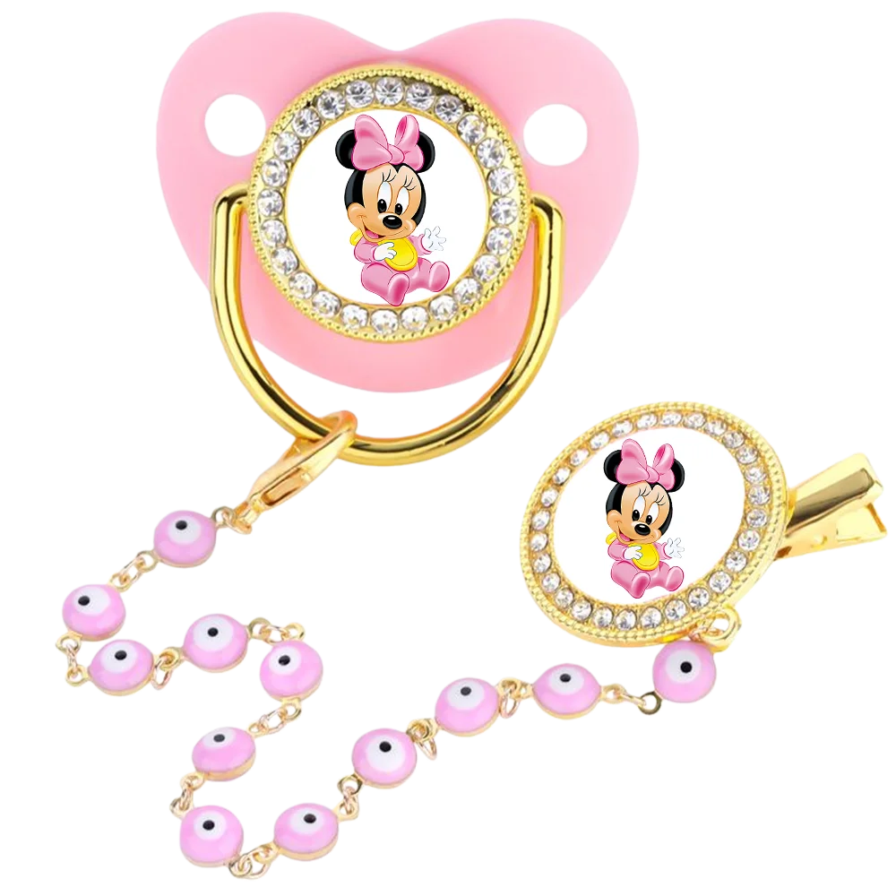 Sucette pour bébé, conception symétrique monobloc, contribue à favoriser le développement oral, tétine en silicone extrêmement douce, convient aux nouveau-nés.