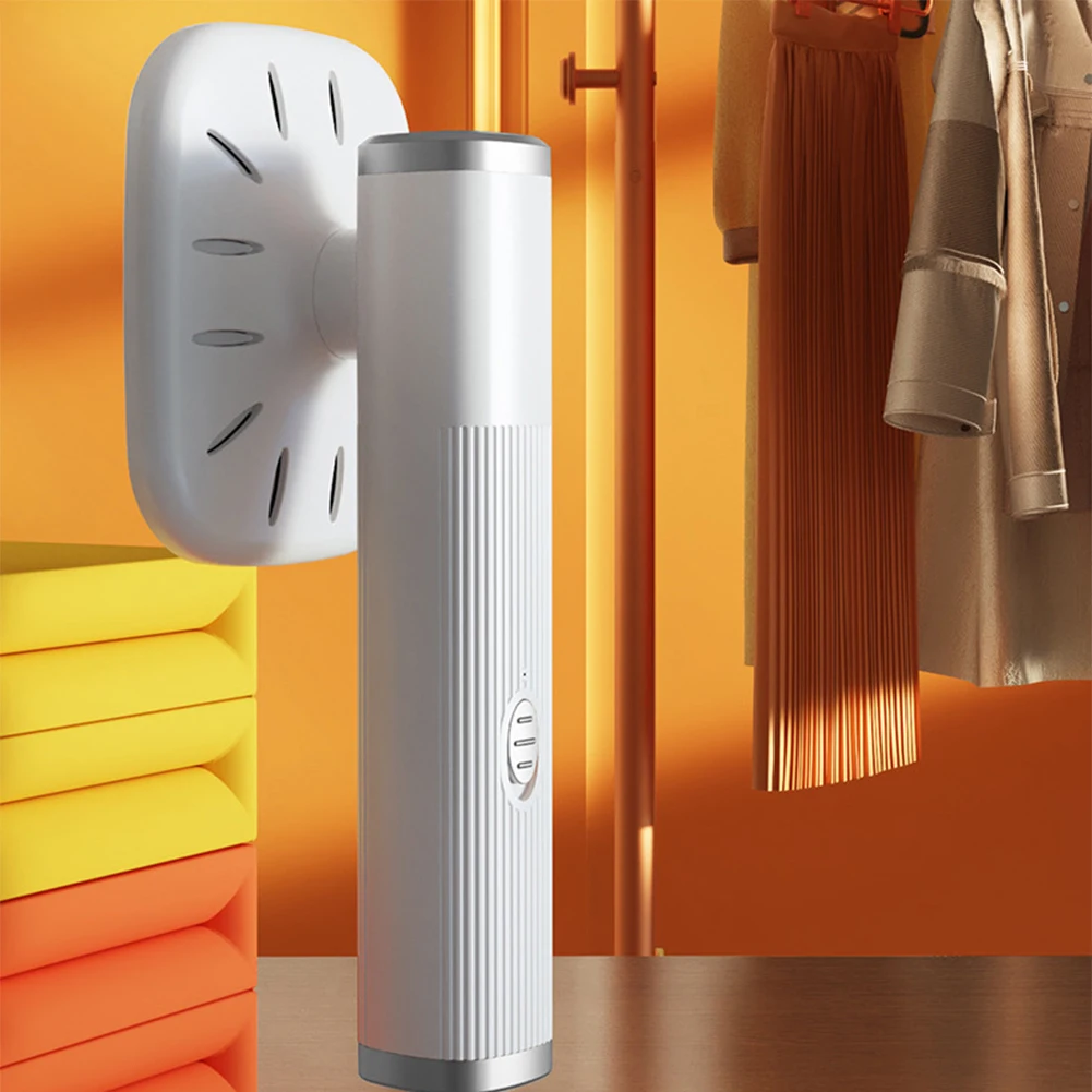 Machine à repasser portable 360 ° Fer à repasser à vapeur sèche et humide, alimenté par USB, petit fer à vapeur pour vêtements en tissu