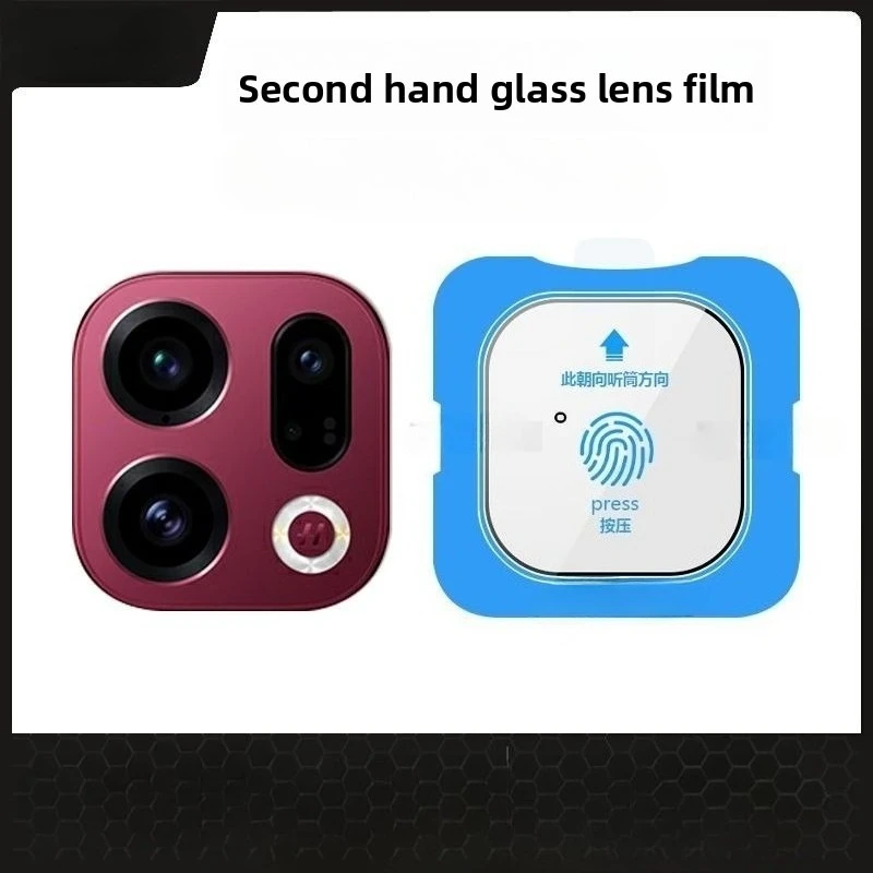 2Pcs Objektiv Schutz Für OPPO Finden X9 Pro Objektiv Film Positionierung AR Anti-reflektierende Objektiv Film Für X 9 pro hohe transparenz glas Image