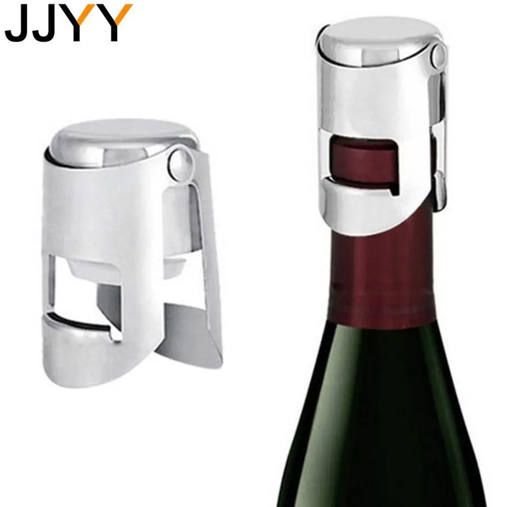 Tragbare Edelstahl Riegel Champagner Funkelnden Wein Flasche Stopper Sealer Bar Wein Stecker Schnaps Geist Fluss Rotwein Flasche Kappe