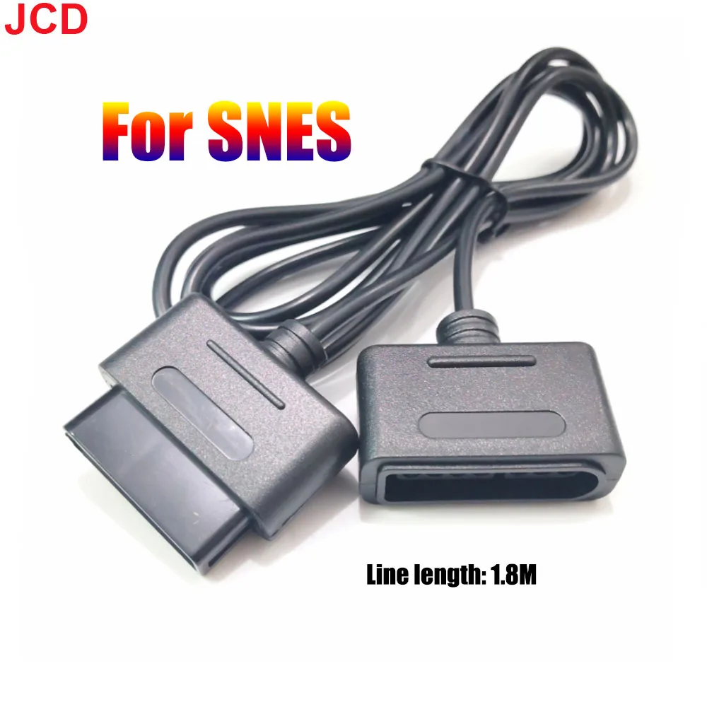 JCD 1 stücke 1,8 m Game Controller Verlängerung Kabel Datenkabel Für SNES Controller Verlängerung Kabel Für Super SNES Controller Image