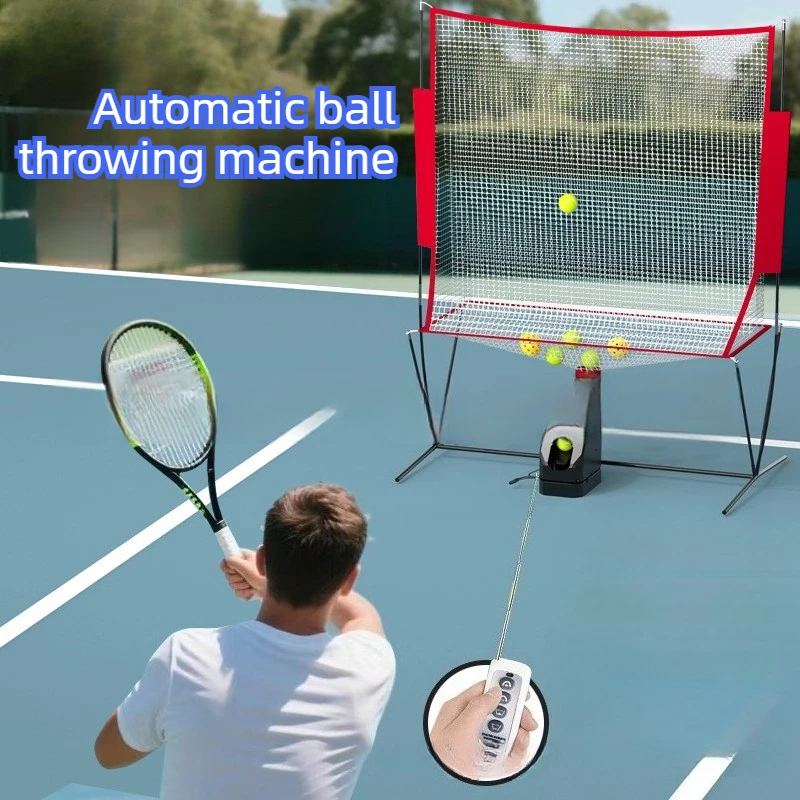 Leichte Tennisballmaschine mit großer Kapazität, ferngesteuerte Ballwurfmaschine, tragbares Sportgerät