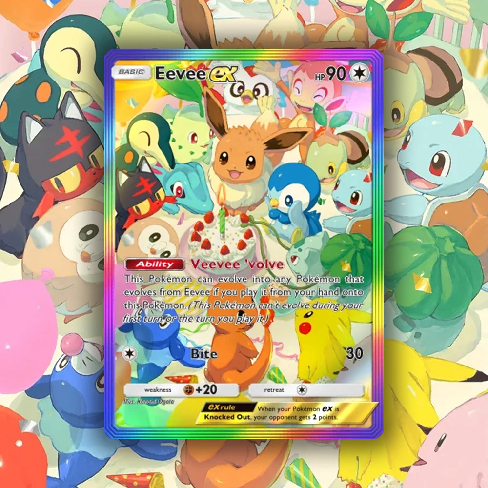Taschenkarten Pockemontcg Diy Ptcg Hochwertige Monster Singles Anime Peripherie Sammlerstücke Spielesammlung Anime Karte Image