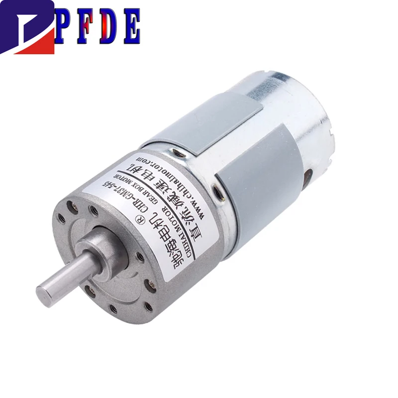 12V/24V JGB37-545 Getriebe motor mit hoher Drehmoment reduzierung und Ausgangs wellen reduzierung 8 U/min ~ 1000 U/min Image