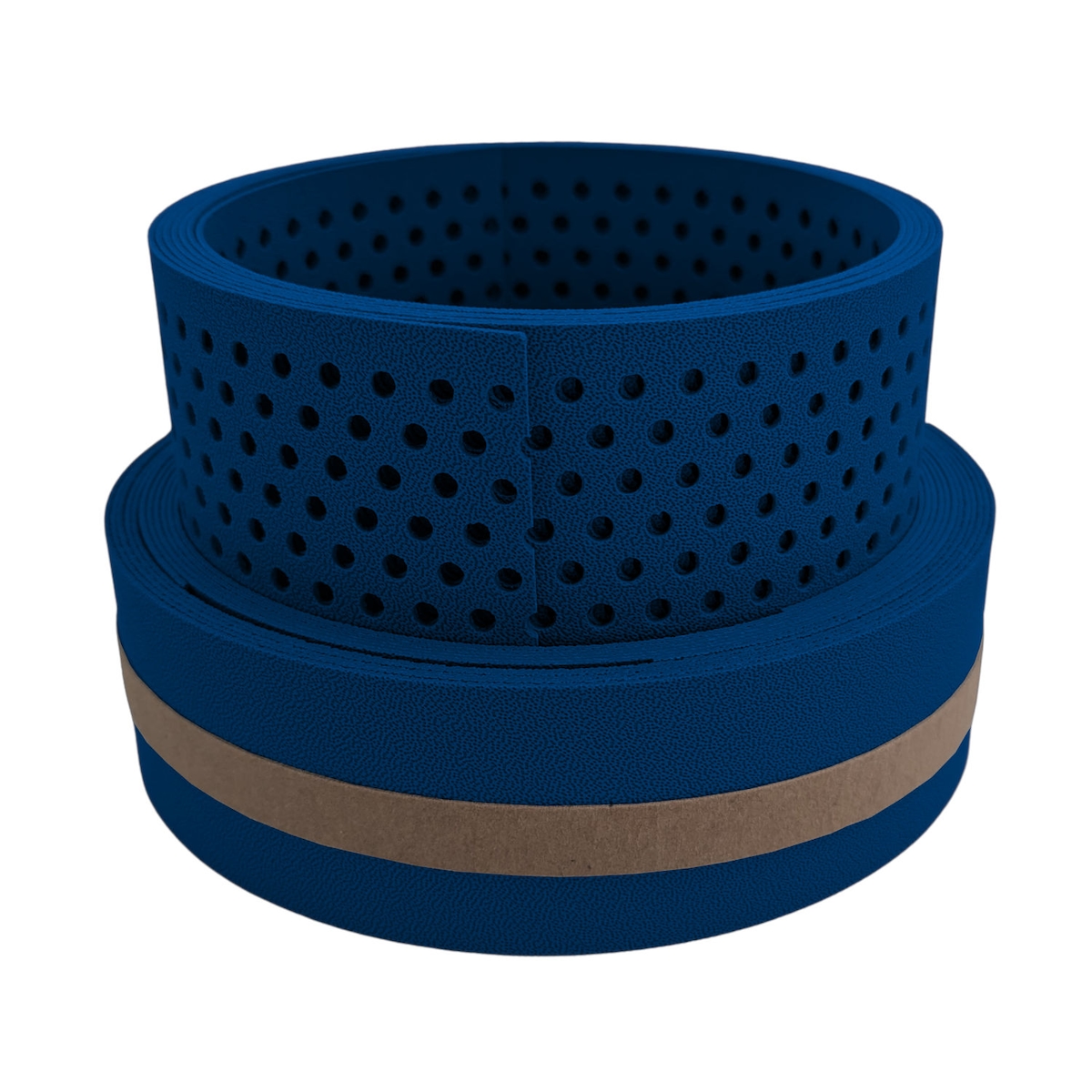 zaun|zu® Sichtschutz Premium Akzentstreifen Set DUO Enzianblau 2,55m Image