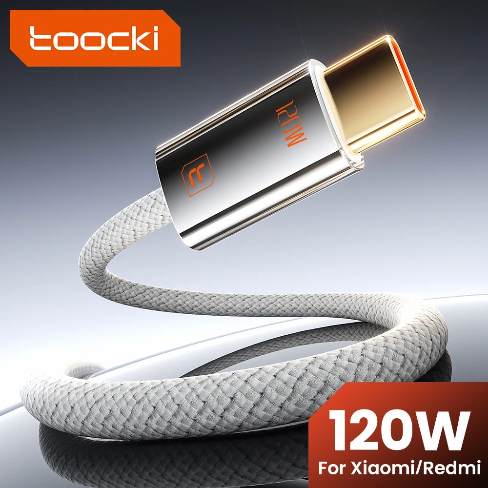 Toocki USB-C-Kabel für Xiaomi Redmi 120 W 6A Mi Turbo Charge Schnellladekabel Typ C für Xiaomi 15 14 13 Ultra Pro Redmi K80 Image