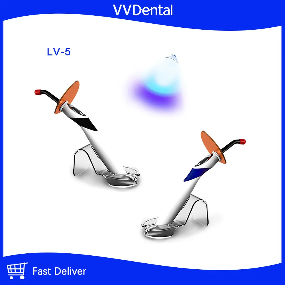 VVDental Dental Drahtlose LED-Härtung Licht Heilung Harz Mundhygiene Led Dental Photopolymerisator Lampe Schnurlose Gerät Zahnarzt Image