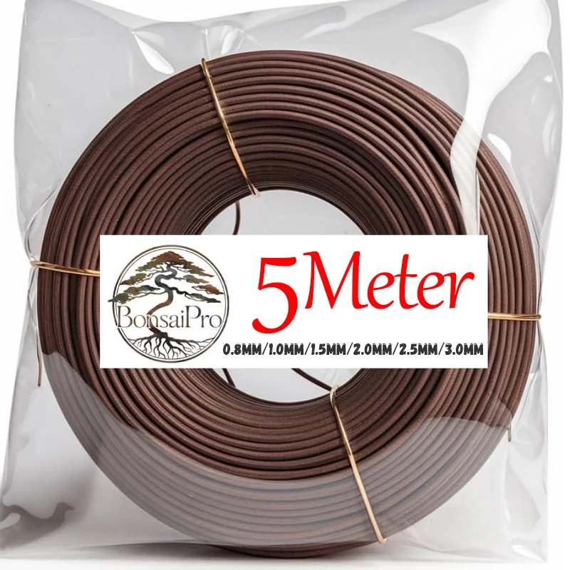 5/10M Garten-Bonsai-Formungsdraht aus Aluminium für Pflanzenformung, Gartenzubehör, Pflanzenstütze, Gartenwerkzeuge Image