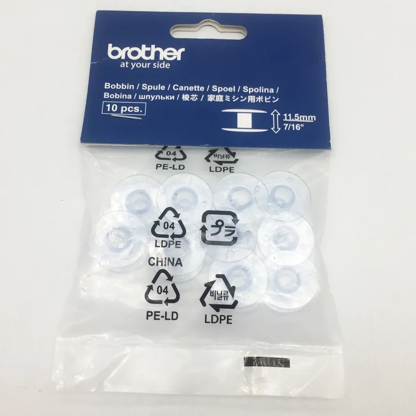 SPULE BROTHER 11,5mm NÄHEN MASCHINE BOBBINS10pcs SFB(XA5539-151) brother heimischen nähmaschine spule Image